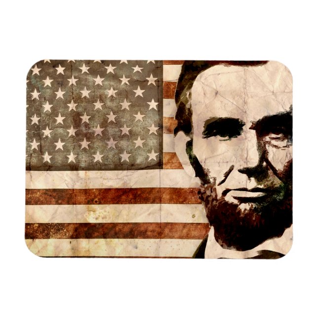 Ímã Abraham Lincoln (Horizontal)