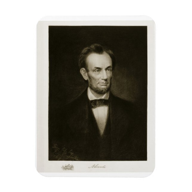 Ímã Abraham Lincoln, 16.º Presidente dos Estados Unido (Vertical)