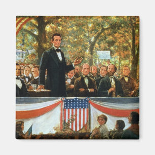 Imã Abraham Lincoln e Stephen A. Douglas