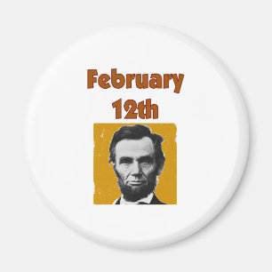 Imã Abraham Lincoln t-shirt & presentes do 12 de