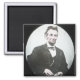Imã Abraham Lincoln Vintage Magic Lantern Slide (Frente)