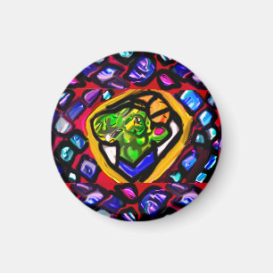 Imã Abre-Chaveiro de Ouros de Dragão Verde