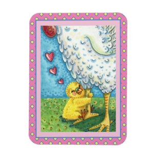 ÍMÃ ABRE SUA MÃE, PINTINHO DE BEBÊ LINDO AMA A MÃE 