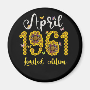Imã Abril de 1961 61 anos Girassol 61º aniversário