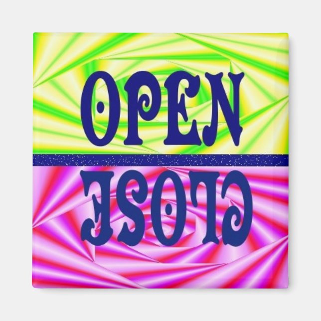 Imã Abrir/Fechar Magneta (Frente)