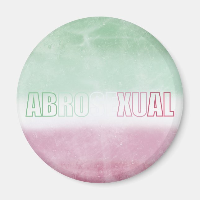 Imã Abrosexual pride flag magnet (Frente)