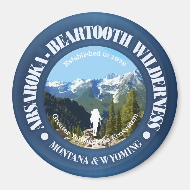 Imã Absaroka-Beartooth Wilderness (Frente)