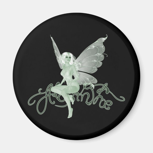 Imã Absinthe Art Signature Green Fairy - Absinthe (Frente)