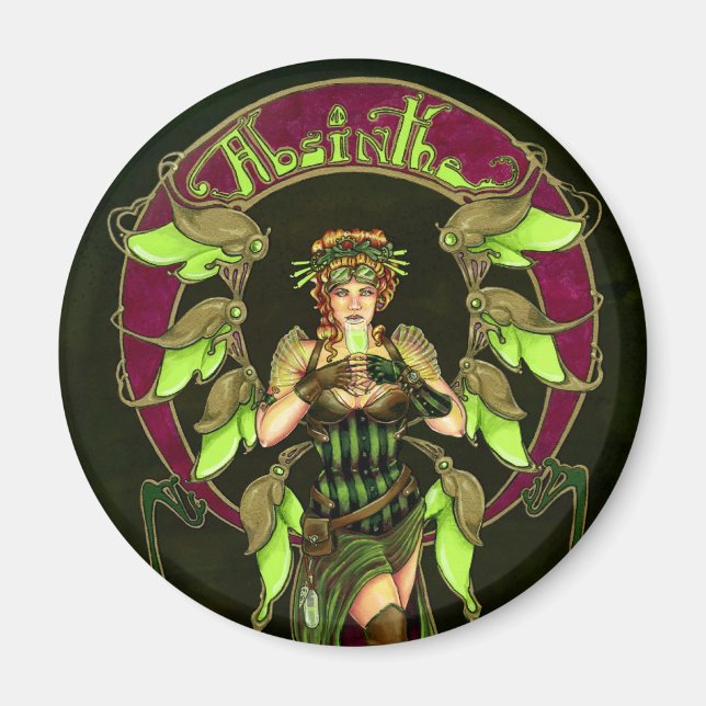 Imã Absinthe Fairy Magnet (Frente)