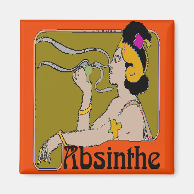 Imã Absinthe Woman (Frente)