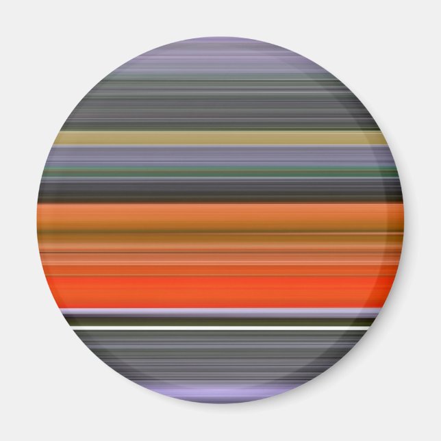 Imã Abstract #1: Orange and grey (Frente)