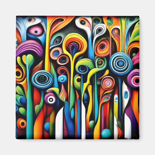 Imã Abstractos Foliagi 1 (Frente)