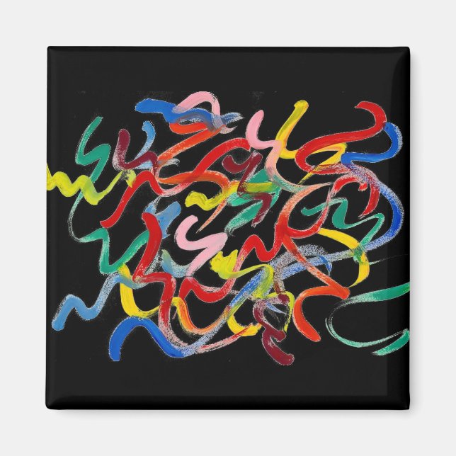 Imã Abstrato Art Magnet (Frente)