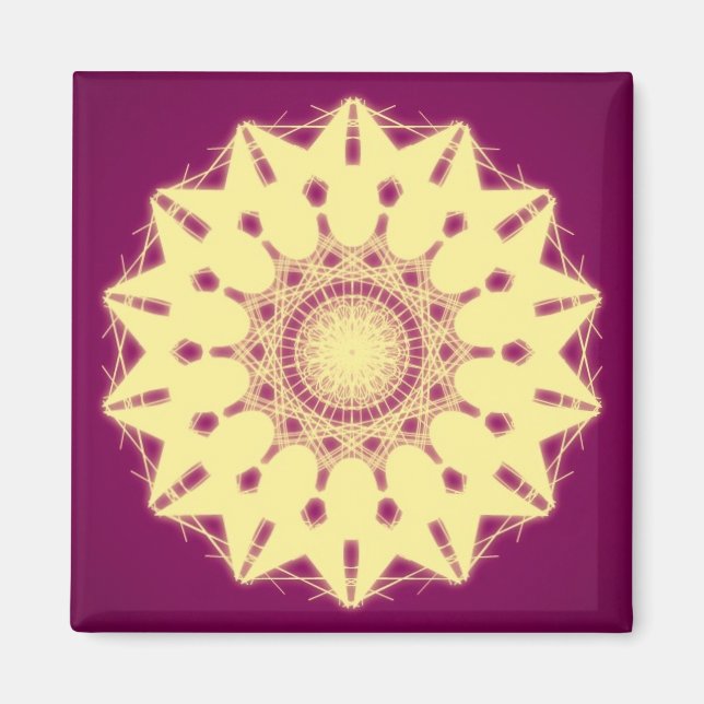 Imã Abstrato Art Magnet (Frente)