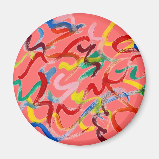 Imã Abstrato Art Magnet (Frente)