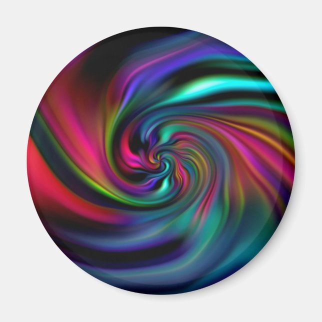 Imã Abstrato Background Spirals Soft I (Frente)