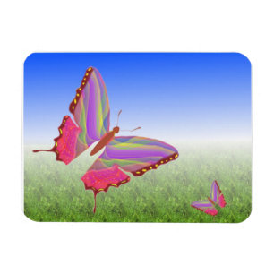 Ímã Abstrato Butterflies Premium Magnet