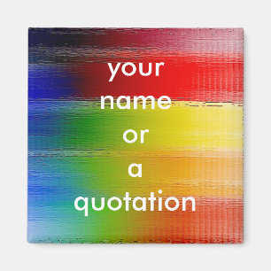 Imã abstrato de arte colorida