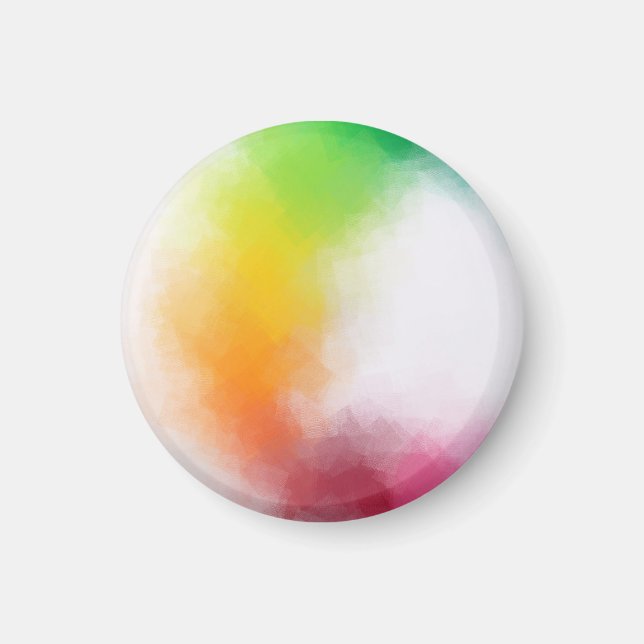 Imã Abstrato de arte moderna colorida Modelo elegante (Frente)