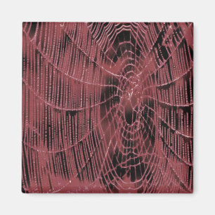 Imã Abstrato De Pintura De Uma Tela Magenta Rosa