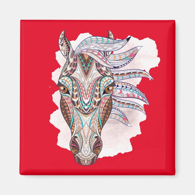Imã Abstrato de um cavalo (Frente)