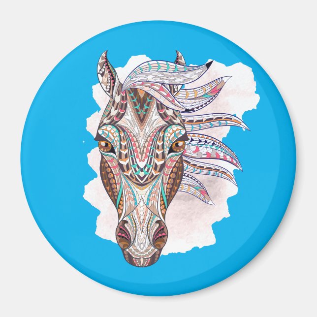 Imã Abstrato de um ímã de cavalo (Frente)