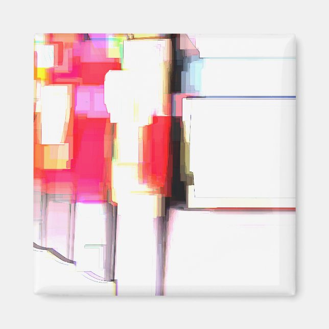 Imã abstrato digital "Blink" (Frente)