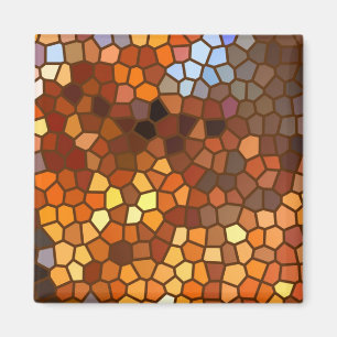 Imã Abstrato do mosaico do outono