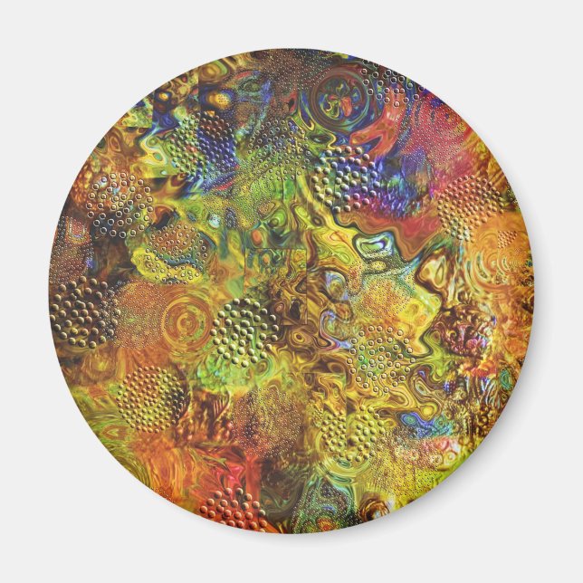 Imã Abstrato Dourado (Frente)