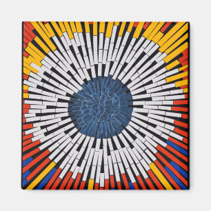 Imã Abstrato em fita—Starburst