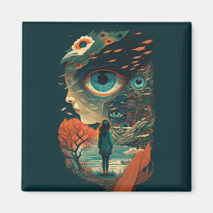 Imã Abstrato Fantasias Mundo de Objetos Impossíveis