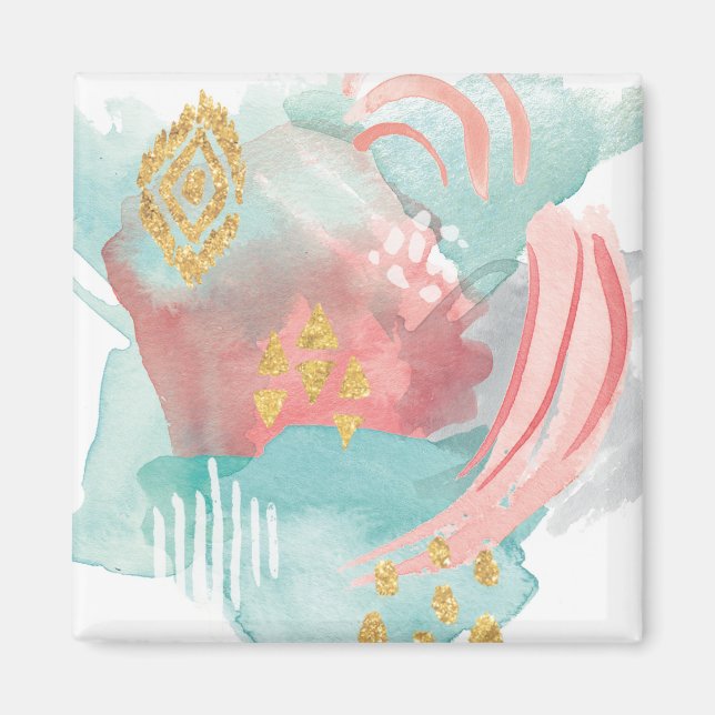 Imã Abstrato Faridas - Cores Mudadas (Frente)