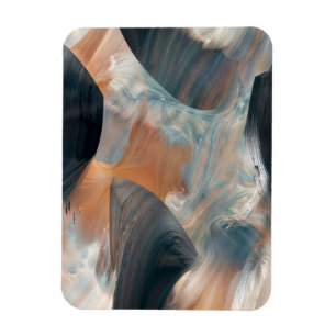 Ímã Abstrato Fluid Dreamscape Flow Art