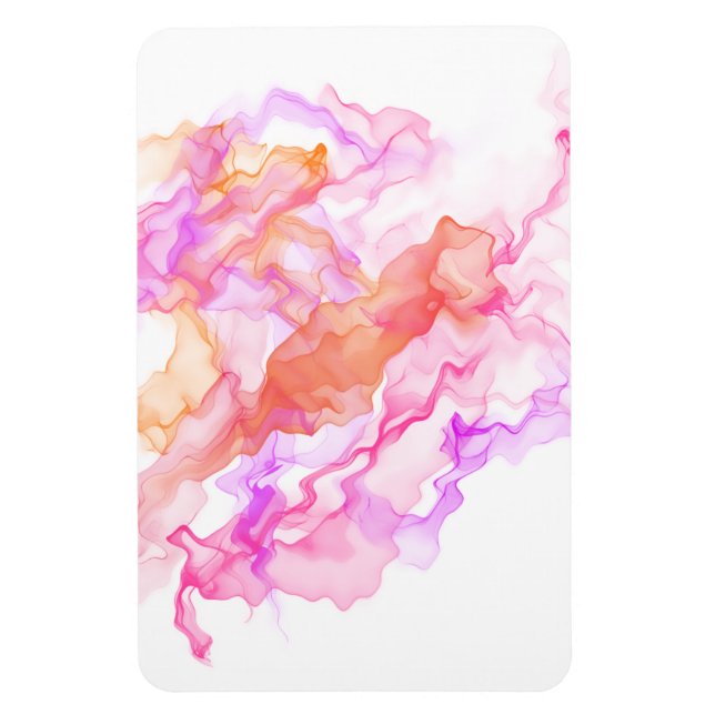 Ímã Abstrato Fractal Smoke (Vertical)