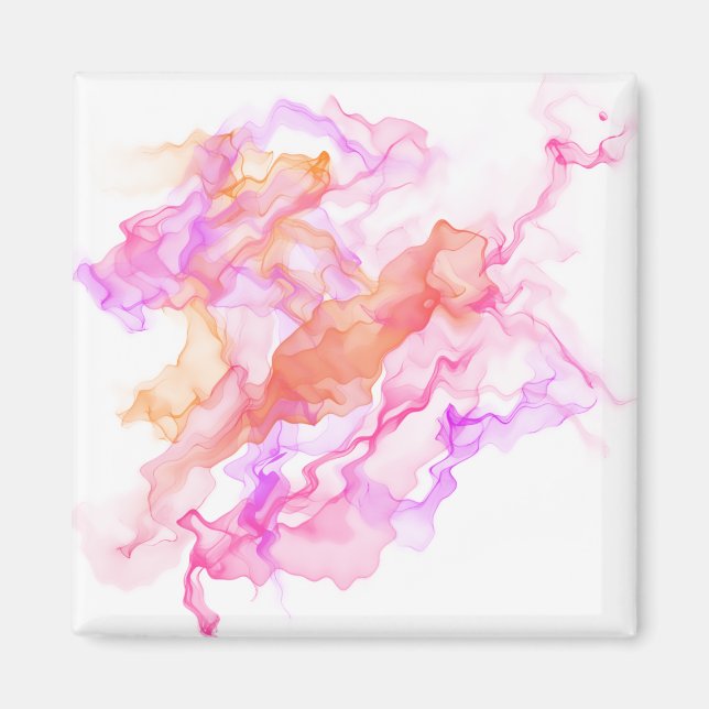 Imã Abstrato Fractal Smoke (Frente)