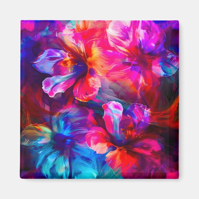 Imã Abstrato Garden Bloom (Frente)