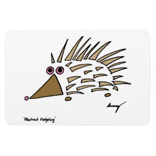 Ímã Abstrato Hedgehog - Imagem flexível