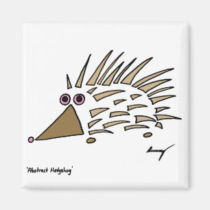 Imã Abstrato Hedgehog Magnet