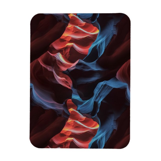 Ímã Abstrato inspirado no Antelope Canyon (Vertical)