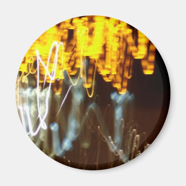 Imã Abstrato Luzes Magnéticas (Frente)