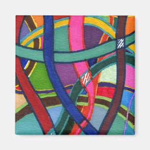 Imã Abstrato Magnet "Tangled Weave"