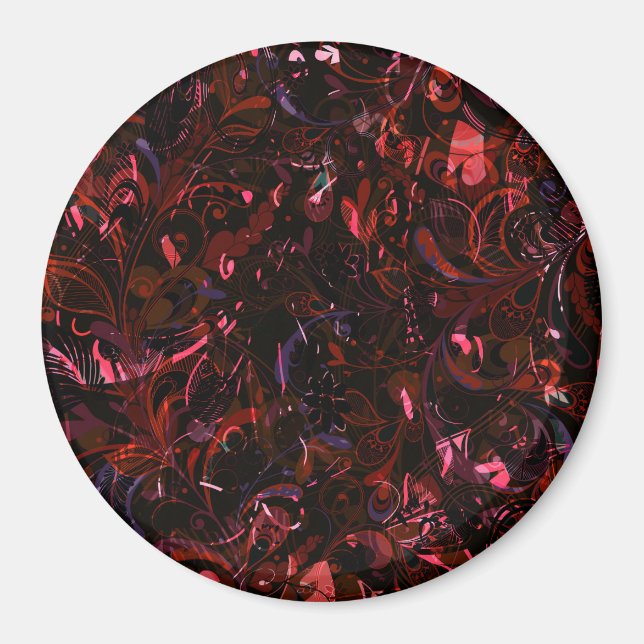 Imã Abstrato Mandala 6 (Frente)