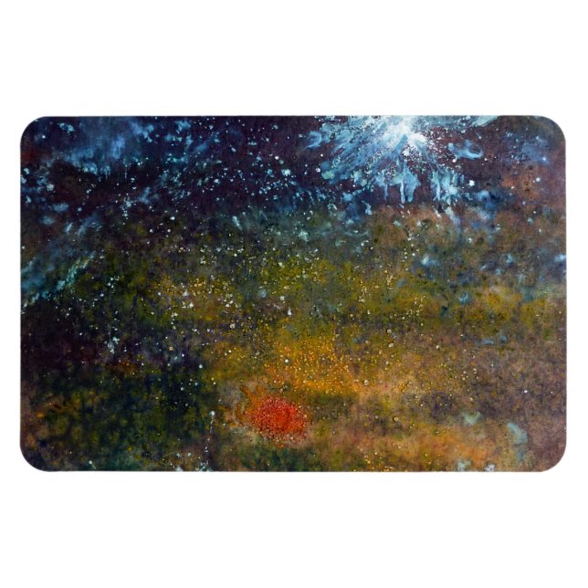 Ímã Abstrato, Mar à Noite. (Horizontal)