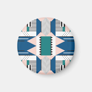 Imã Abstrato moderno: Estilo geométrico sem costura