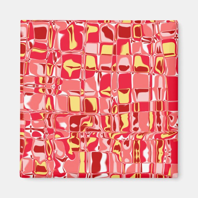 Imã Abstrato Mosaico (Frente)