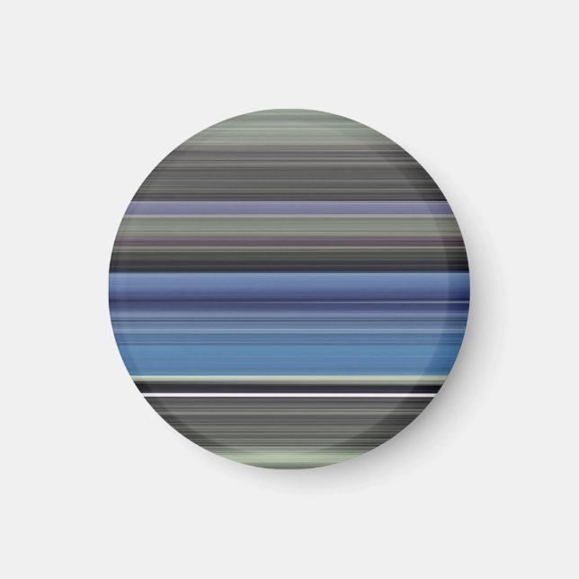 Imã Abstrato nº 1: Azul e cinza (Frente)