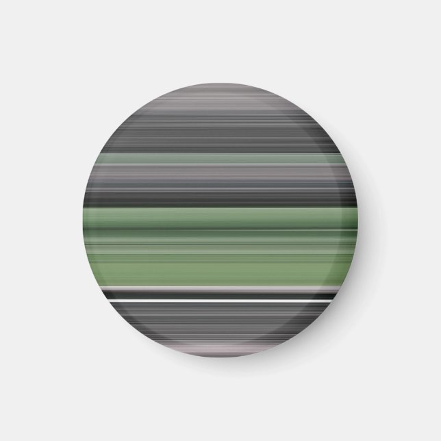 Imã Abstrato nº 1: Verde-oliva e cinza (Frente)