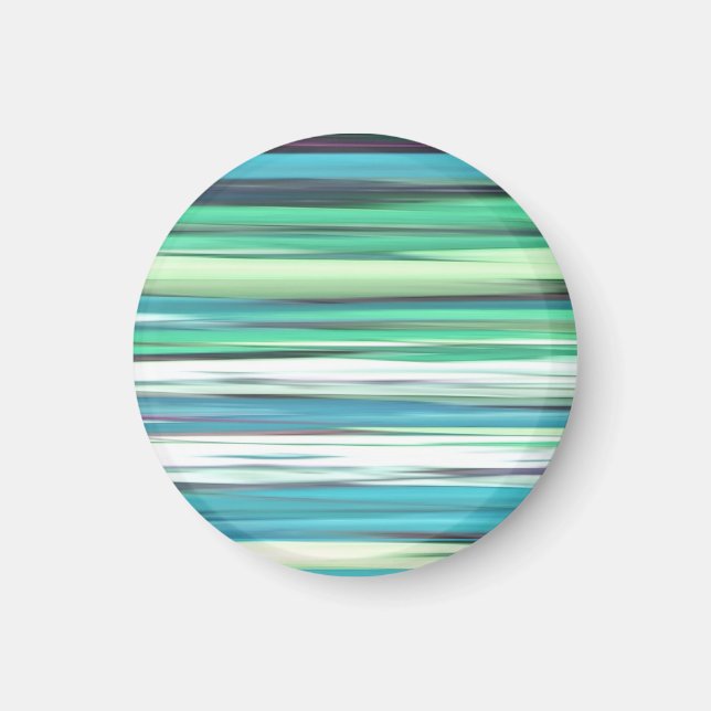 Imã Abstrato nº 2: borrão azul-aqua (Frente)