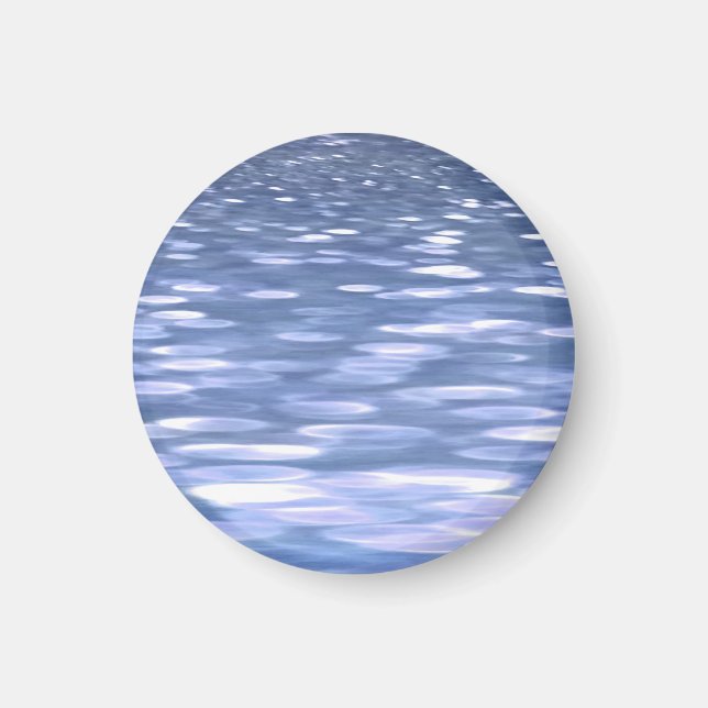 Imã Abstrato nº 3: Grelha azul em pó (Frente)