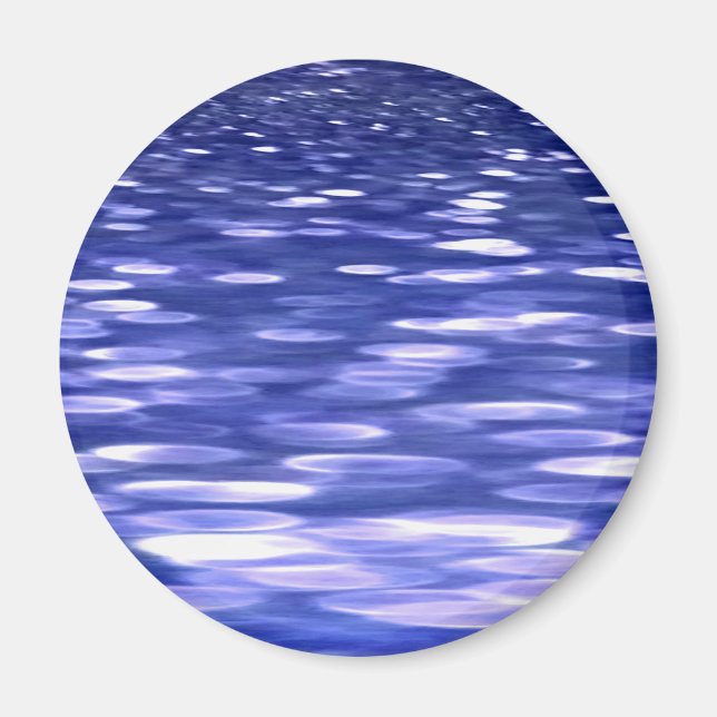 Imã Abstrato nº 3: Shimmer azul (Frente)